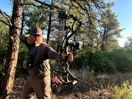 Archery at full draw